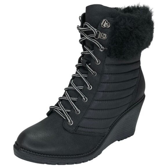 Zigi Soho Ames Black Women’s Wedge Boot - Picture 1 of 8